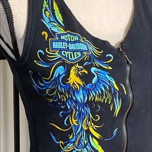 Harley-Davidson woman zipper tank top size M (Wichita KS)